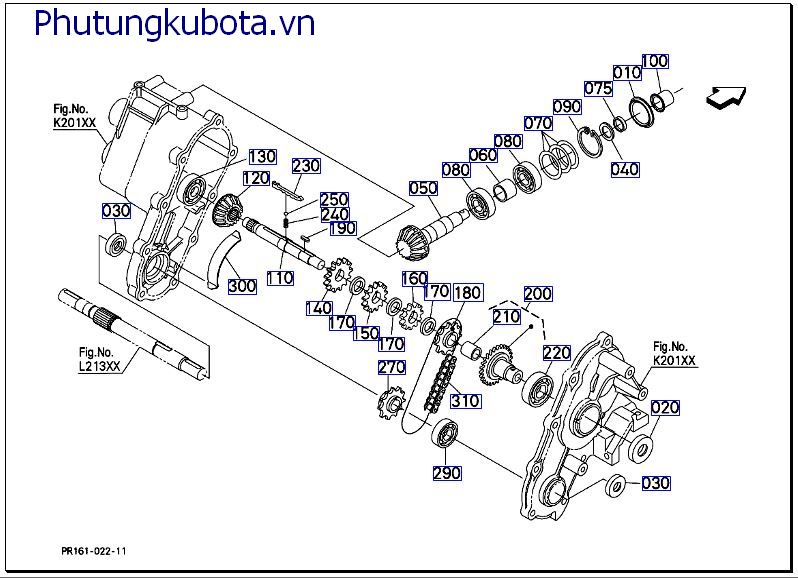 Trục bánh răng truyền động hộp số cấy